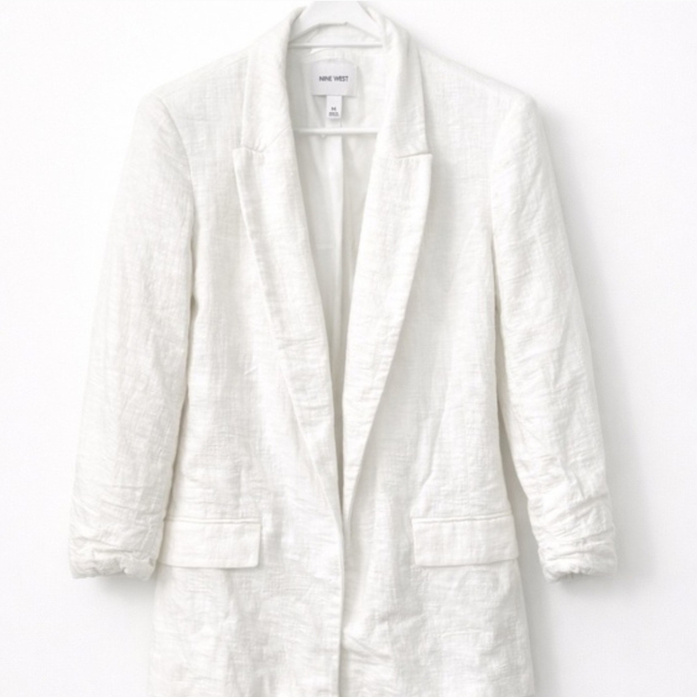 Nine West Women's Cream Blazer